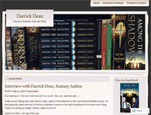 Tablet Screenshot of darrickdean.com